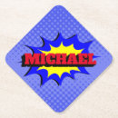 Recherche de superhero dessous de verres Enfants