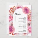 Recherche de menu floral menus Personnalisés
