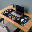 Recherche de mandala noir et blanc tapis souris Abstrait
