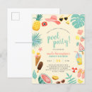 Recherche de pool party cartes invitations Pour elle