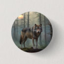 Recherche de loups sauvages badges Forêt