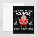 Recherche de drôle père noël cartes postales Neige