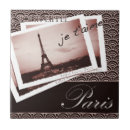 Recherche de tour eiffel vintage carreaux Travel
