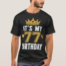 Recherche de 77th birthday tshirts Awesome