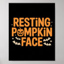 Zoek naar pompoen met gezicht posters Halloween