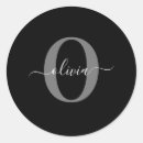 Recherche de monogramme g autocollants Élégant