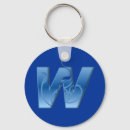 Recherche de lettre w Bleu