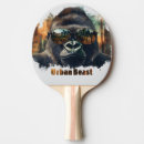 Recherche de gorille raquettes ping pong Illustration