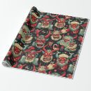 Recherche de krampus papier cadeau Motif