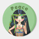 Recherche de paix de hippie Mignon