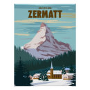 Zoek naar zermatt zwitserland posters Winter