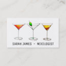 Recherche de martini cartes visite Bartending