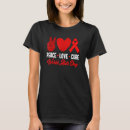 Recherche de hiv aide le guerrier tshirts Amour