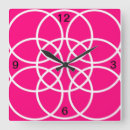 Recherche de rose vif horloges Motif