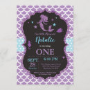 Recherche de sirène anniversaire invitations Anniversaire de fille