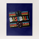 Recherche de baseball puzzles Vintage