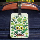 Recherche de st patrick bagages étiquettes Trèfle