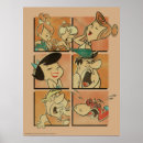 Recherche de dessin humoristique posters bébés enfants Fred flintstone