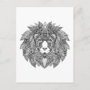 Recherche de zendoodle vœux cartes Lion