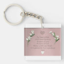 Recherche de coeur floral porteclés Romantique