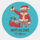 Recherche de fête pères heureuse autocollants Joyeux noël