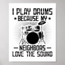 Recherche de musicien posters Tambours