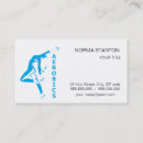 Recherche de aérobic cartes visite Fitness