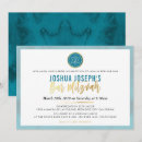 Recherche de bleu turquoise bar bat mitzvah invitations Simple