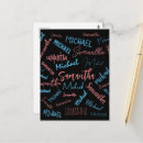 Recherche de rose bleu noir cartes postales Motif