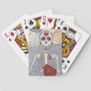 Recherche de dia los muertos jeux de cartes Squelette