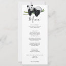 Recherche de aquarelle en bambou invitations Panda mignon