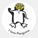 Recherche de faune antarctique autocollants Pingouin