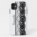 Recherche de dentelle florale iphone coques Monogramme