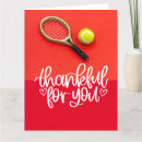 Recherche de balle de tennis vœux cartes Entraîneur