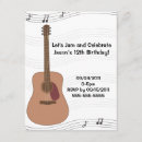 Zoek naar met gitaar verjaardag uitnodigingen Akoestisch