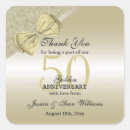 Recherche de cinquantième anniversaire autocollants Élégant