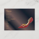 Recherche de talons cartes visite Noir