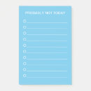 Recherche de drôle post its Bleu