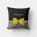 Recherche de ruban jaune coussins Girly