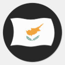 Recherche de la chypre autocollants Drapeau