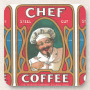 Recherche de chef dessous de verres Élégant