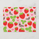 Recherche de motif fraise cartes postales Fruits