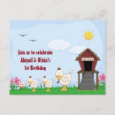 Recherche de poule et poussins invitations Bébé