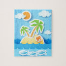 Zoek naar eiland puzzels Zee