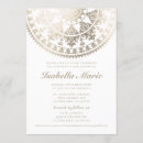 Recherche de or baptême invitations Feuille d'or
