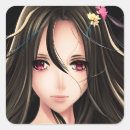 Recherche de anime girl autocollants Mignon