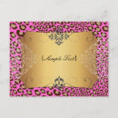 Zoek naar leopard spots briefkaarten Roze