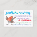 Recherche de oiseau chanteur cartes visite Rouge