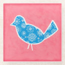 Zoek naar roze vogel onderzetters Bloem