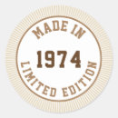 Recherche de année de naissance autocollants 1974